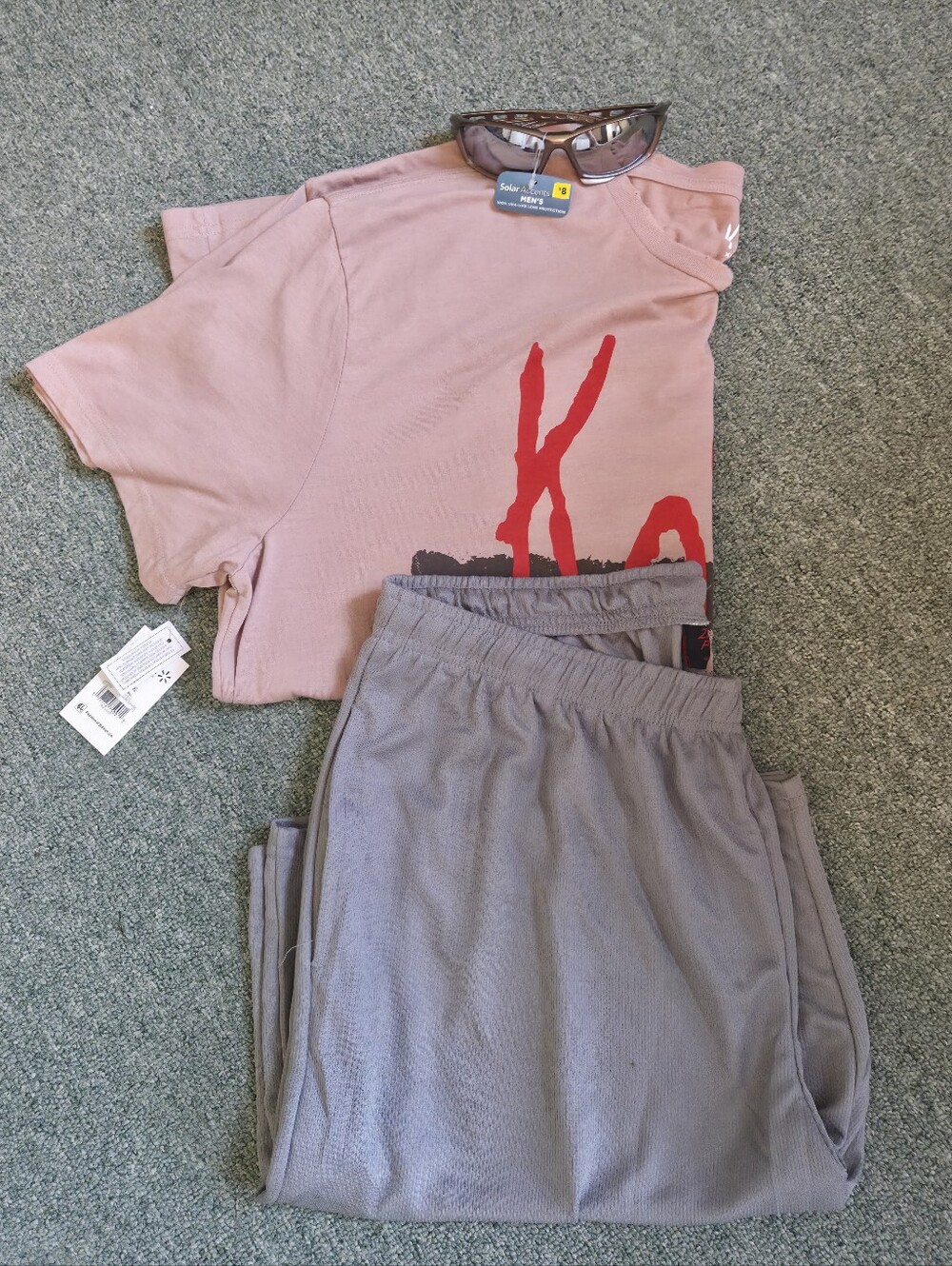 Korn 1995 Tour Shirt Zone Pro Shorts Solar Accents Sunglasses Mens Outfit Lot XL